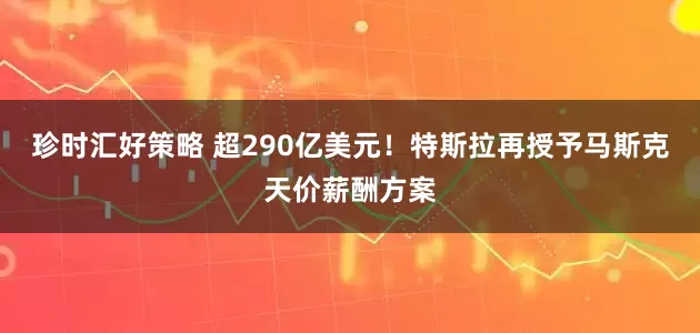 珍时汇好策略 超290亿美元！特斯拉再授予马斯克天价薪酬方案